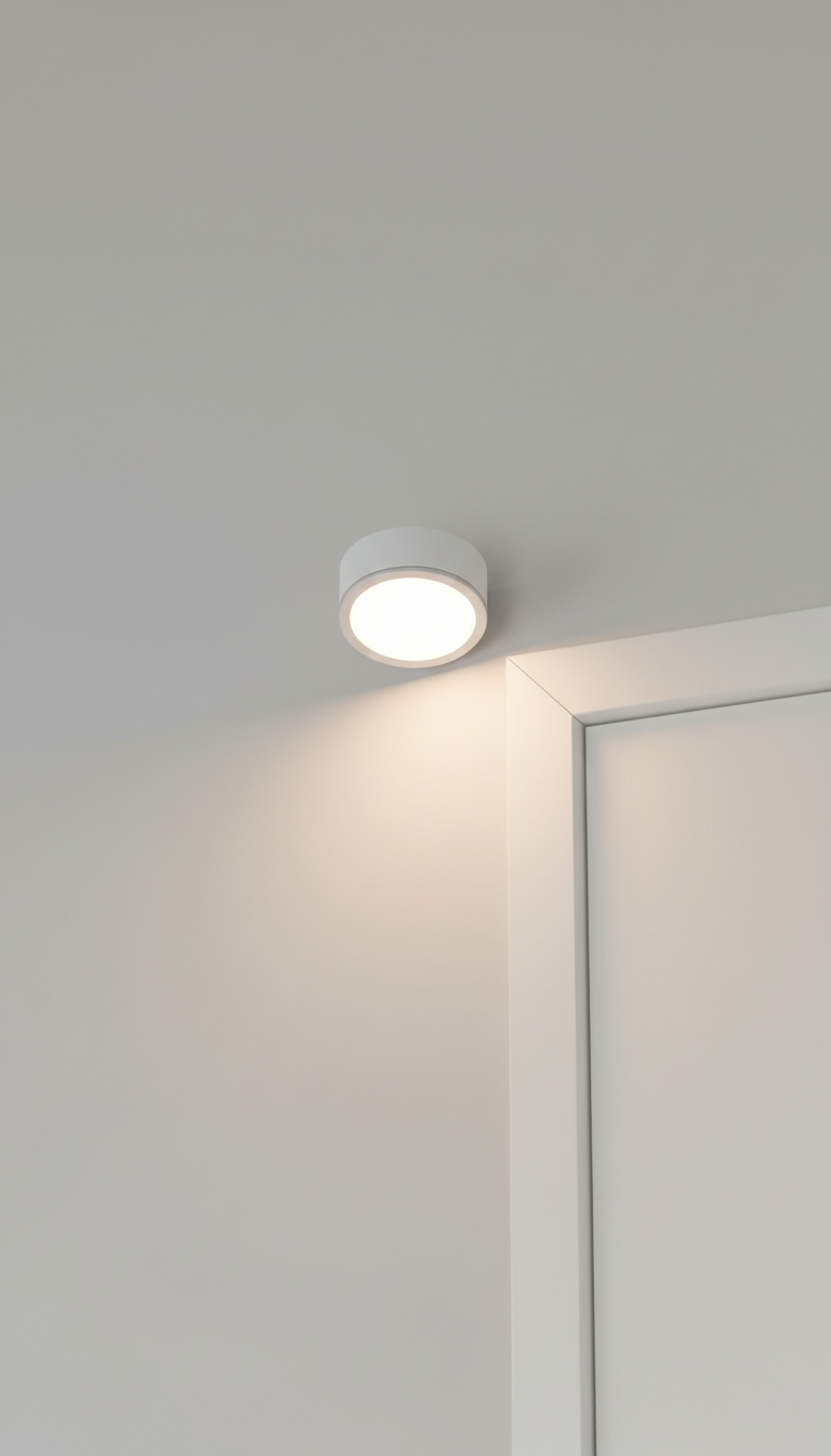 Plug-In LED Night Light Soft Gray